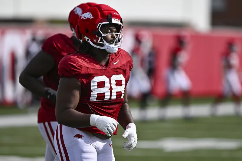 Kyeaure Magloire, Xadavien Sims press conference: Arkansas football players talk preseason practices