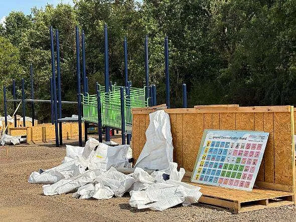 Greenwood's new inclusive park 10% installed; completion expected to be in early October