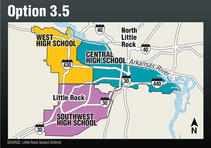 Little Rock School Board approves new zones for high school students in 5-2 vote