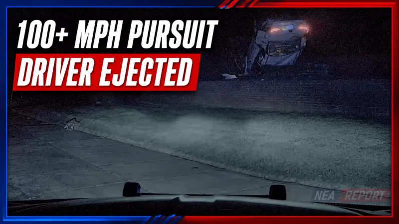 VIDEO: 100 MPH Arkansas Pursuit Ends With Driver Ejected From Overturning Car