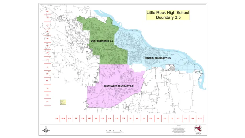 Little Rock School District approves new high school zoning map