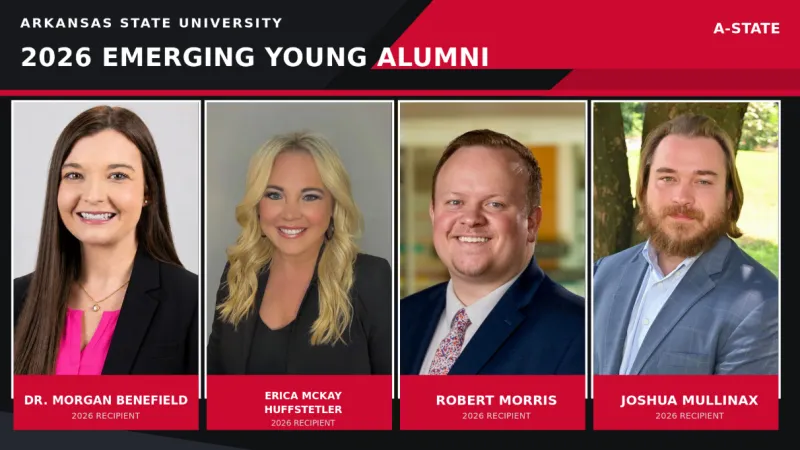 Four A-State Graduates to be Recognized as Emerging Young Alumni