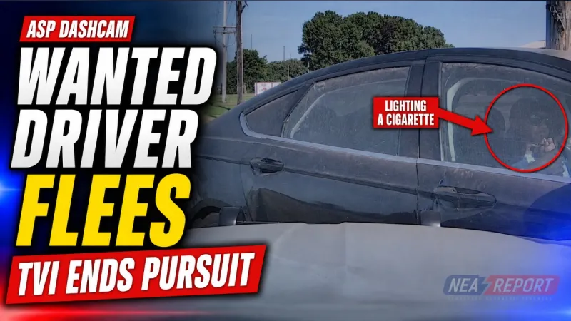 VIDEO: Trooper Uses TVI to End Blytheville Pursuit of Wanted Driver