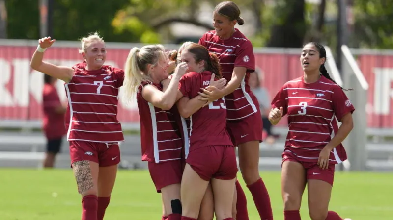 Arkansas soccer routs Little Rock 9-0 for first win of season