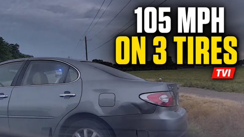Video: Car on Three Tires Hits 105 mph Before TVI Near Blytheville