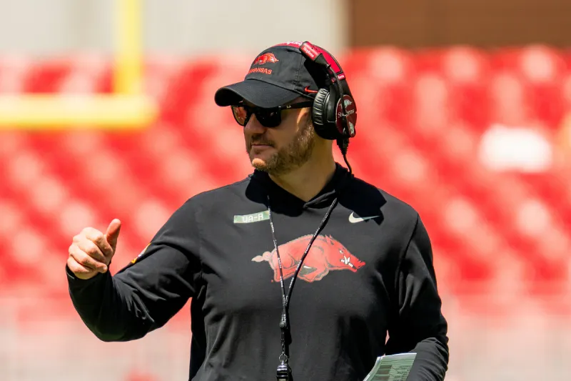 Arkansas football lists depth chart for Week 1 vs. North Alabama