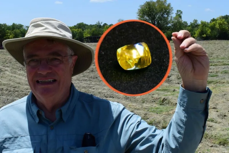 2.29-Carat Canary Diamond Uncovered at Crater of Diamonds