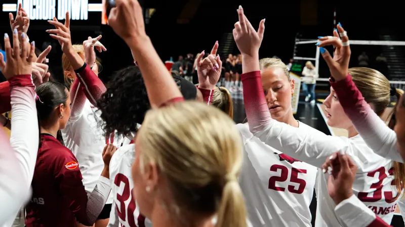 Arkansas volleyball falls to Rutgers in Big Ten/SEC Challenge opener