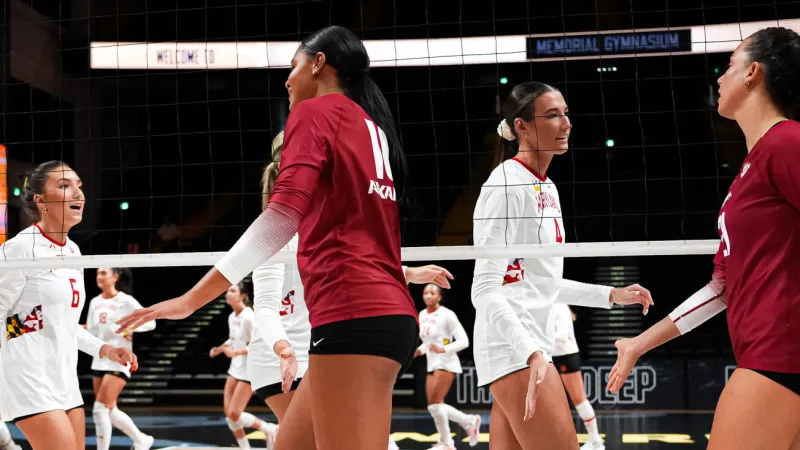 Arkansas volleyball falls to Maryland in four sets