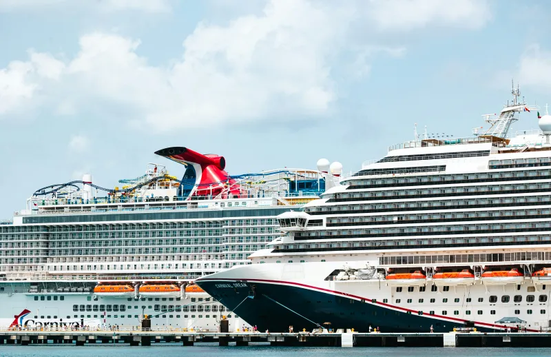 Carnival Breeze Hits Concrete Pier During Docking In Cozumel