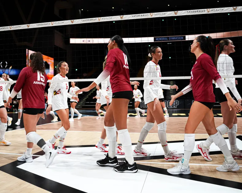 Razorbacks Taken Down by Terps in Four Sets