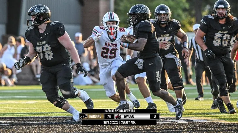 No. 2 Bisons Open Season With 76-0 Victory Over Northwestern Oklahoma State