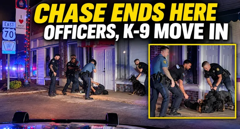 VIDEO: 80 MPH West Memphis Pursuit Ends With TVI, Foot Chase and K-9 Capture