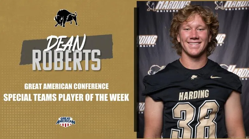 Dean Roberts Named GAC Special Teams Player of the Week