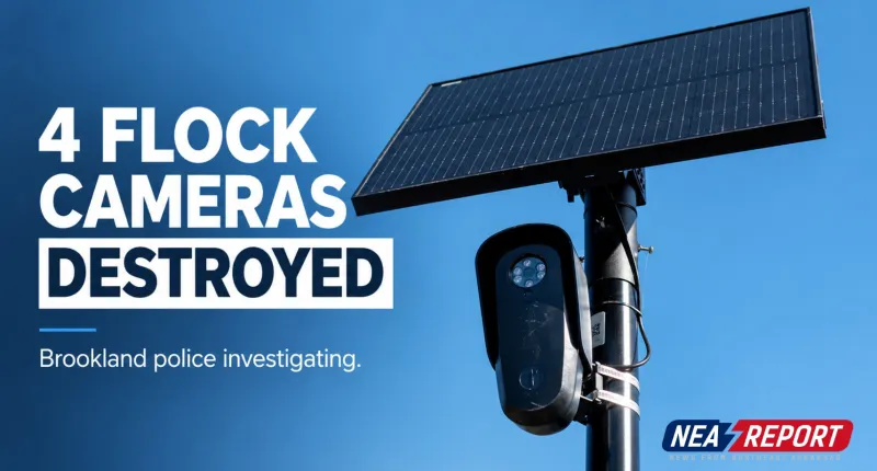 Four Brookland Flock Cameras Shot, Destroyed Over Weekend