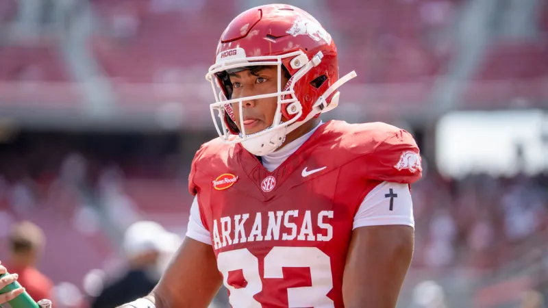 Razorbacks' Ben Bogle, Jaden Platt, Joker Johnson on Utah game