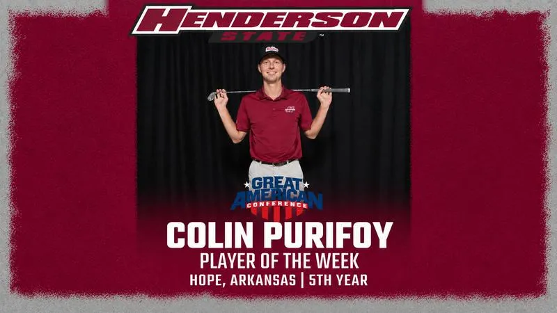 Purifoy Named GAC Golfer of the Week