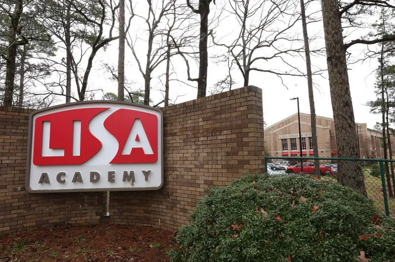 13-year-old struck by car outside LISA Academy West High School