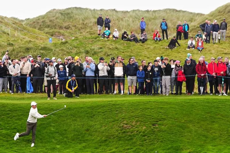 Joaquin Niemann leads wind-blown Irish Open at Doonbeg