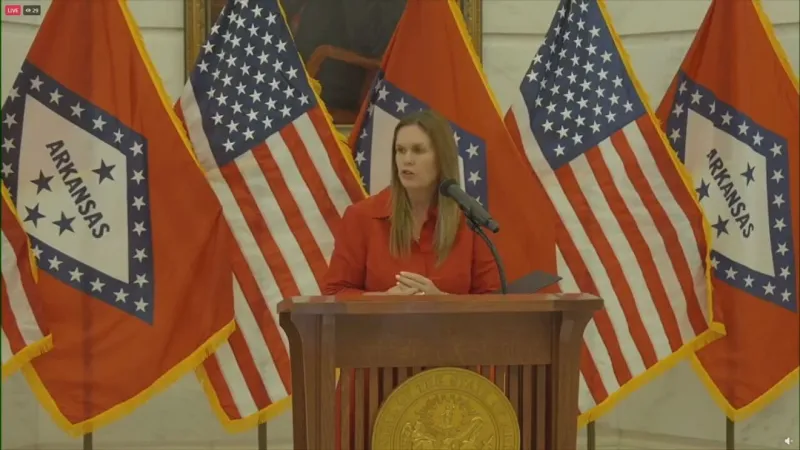 Gov. Sanders delivers address on 25th anniversary of 9/11