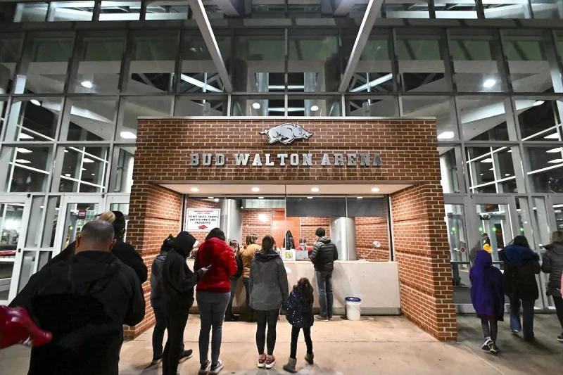 Renovation at Bud Walton Arena not as high on Razorbacks' priority list, AD Hunter Yurachek says