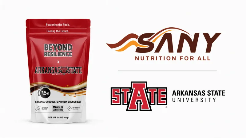 A-State, Sany Nutrition Group Partner with Beyond Resilience x Red Wolves Protein Snack