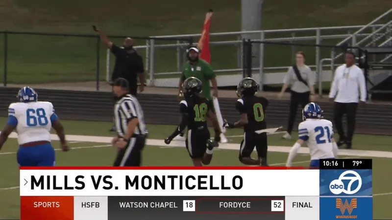 Mills beats Monticello 47-28