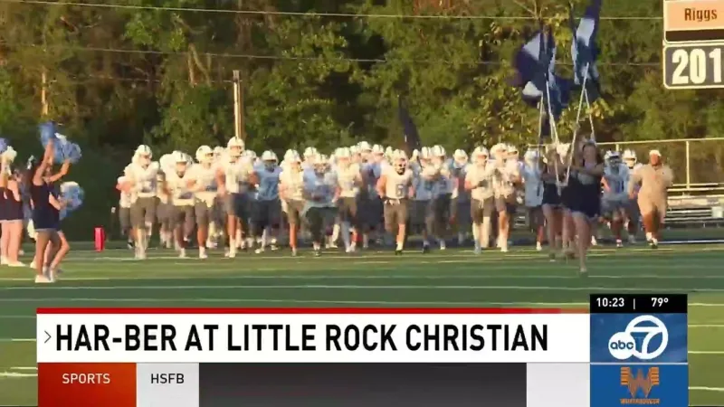 Har-Ber Wildcats down the Little Rock Christian Warriors 21-16