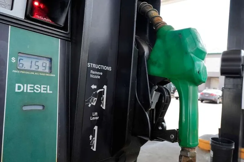Diesel in US soars past $6 a gallon
