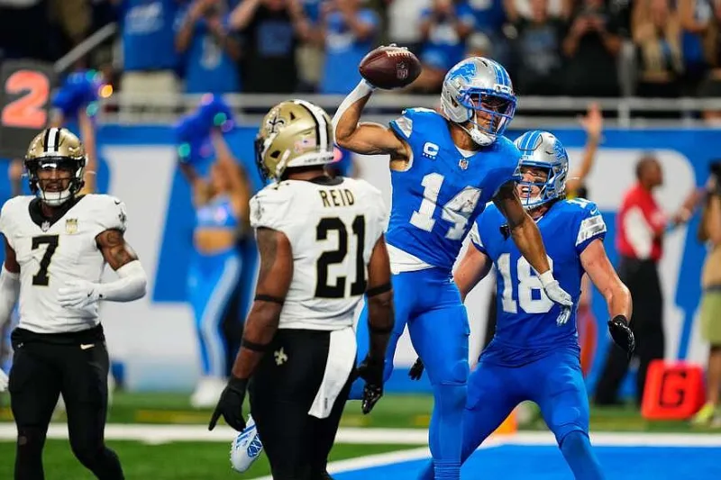Lions escape with 31-30 win over Saints in OT after Kellen Moore chooses to go for 2 and the win
