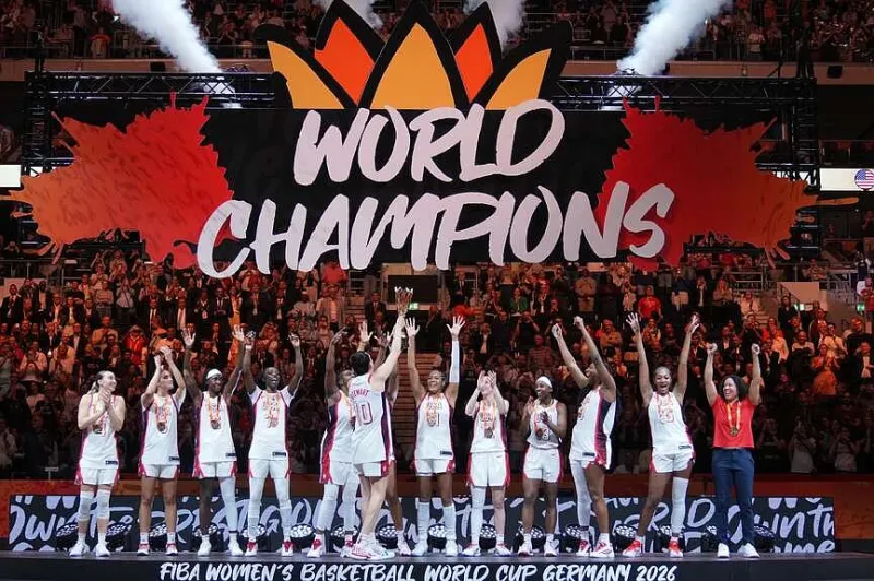 US wins fifth straight women's FIBA World Cup title, beating France 97-79
