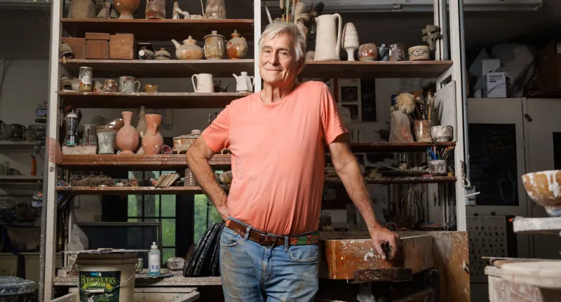 Playing Tetris with fire: Stephen Driver's annual kiln firing in Ozark is both science and ceremony