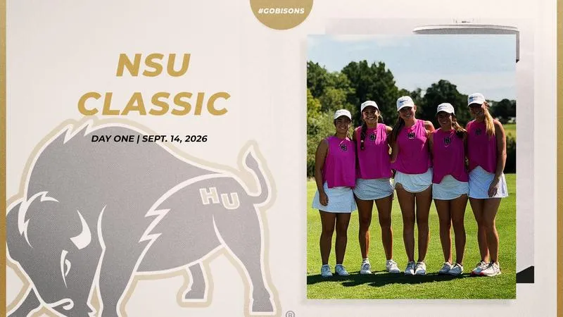 Cooper, Thomas Fire 74s as Lady Bisons Sit Fourth at NSU Classic