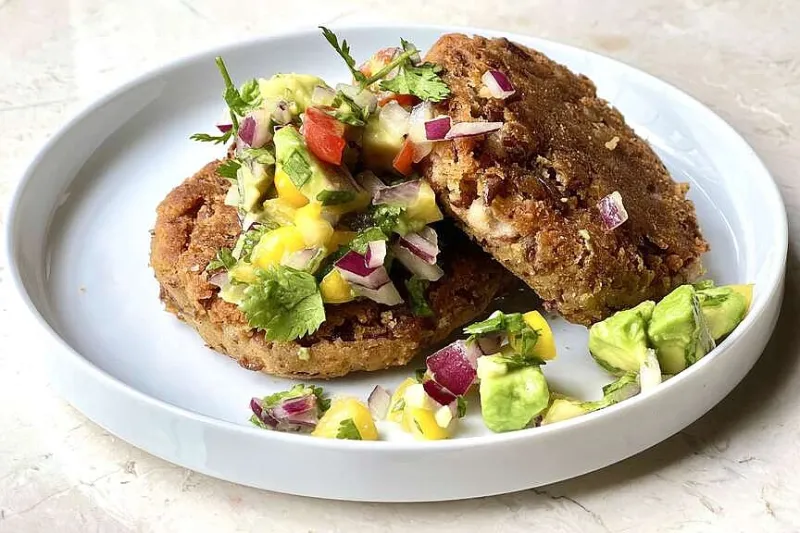 FRONT BURNER | OPINION: Pinto Bean Cakes With Avocado Salsa