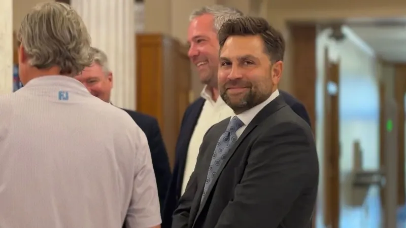 The last gavel: Sen. Jonathan Dismang's final day in the Senate
