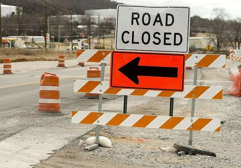 Bentonville announces an intermittent lane closures on Southeast J Street on Thursday