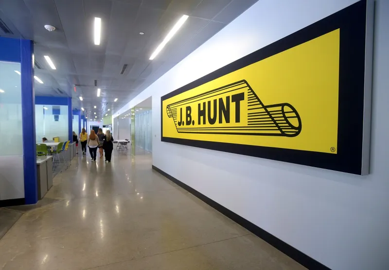 J.B. Hunt shares fall Wednesday after company warns of third quarter profit decline