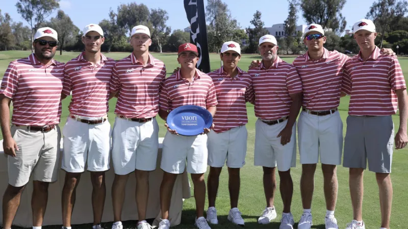 Razorback MGolf Wins Season Opener at Vuori Invitational