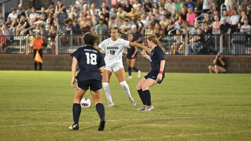 Lady Bisons Burst for Four First-Half Goals in 4-0 GAC-Opening Win at ECU