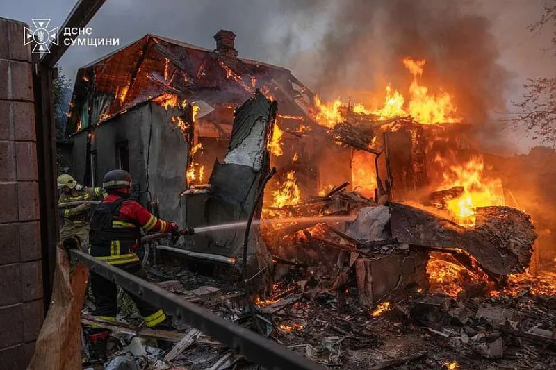 Russian drone strike on bus kills 5