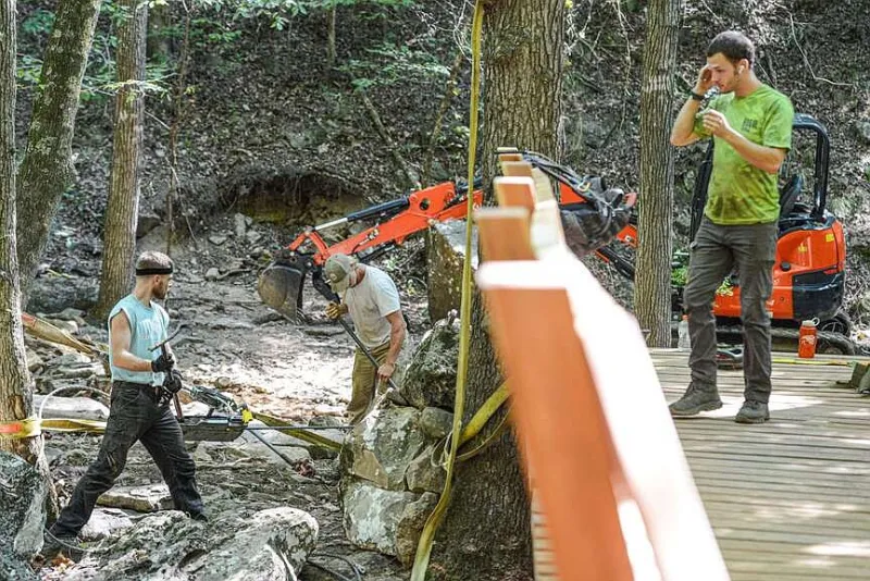 Alma City Council approves up to $45,000 for parking lot repairs at Lake Alma Trail