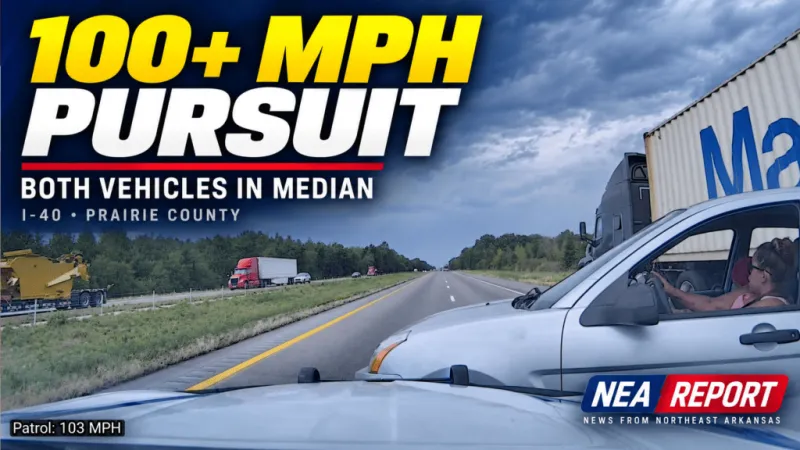 100-Mph Pursuit Ends With Suspect's Car, Trooper's Vehicle in I-40 Median