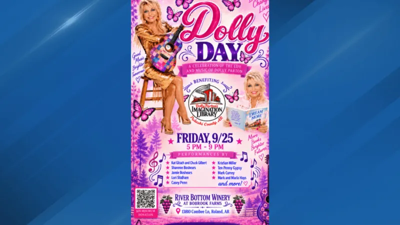 River Bottom Winery to host Dolly Day fundraiser for Imagination Library Pulaski County