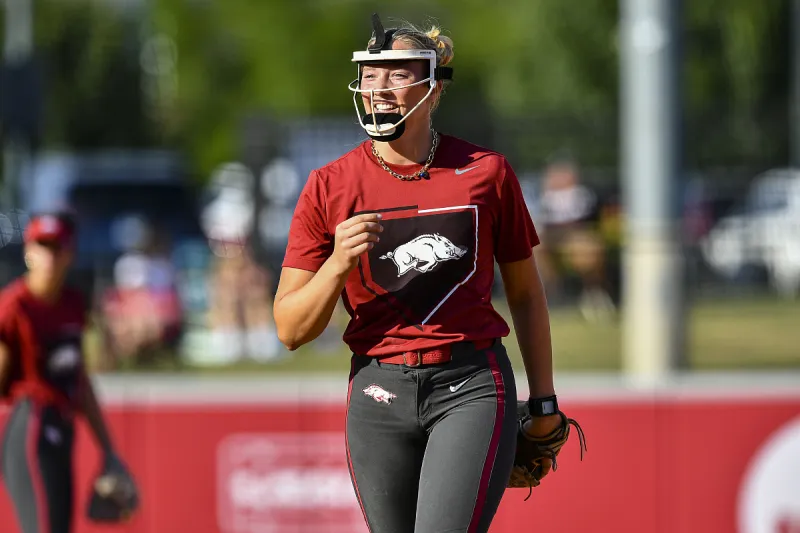 Arkansas softball pitchers bounce back with dominant outings against Harding