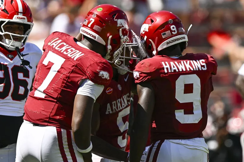 Grading the Arkansas football 45-17 loss to Georgia