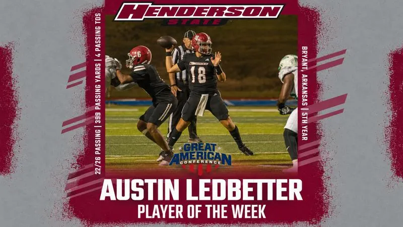 Ledbetter Named GAC Offensive Player of the Week