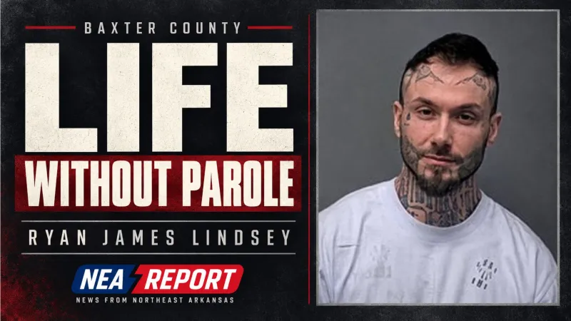 Man Sentenced to Life Without Parole in 2020 Baxter County Murder