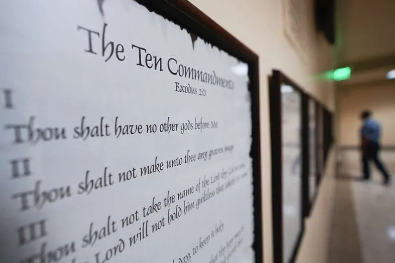 State argues federal judge's ruling that bans Ten Commandments displays in Arkansas public schools was wrong