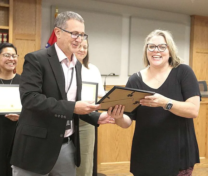 Top teacher honored