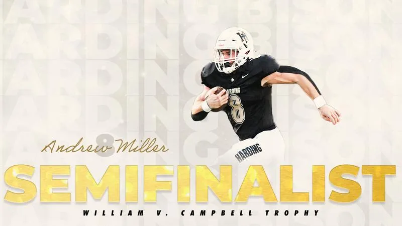 Andrew Miller Named Semifinalist for Prestigious 2026 William V. Campbell Trophy